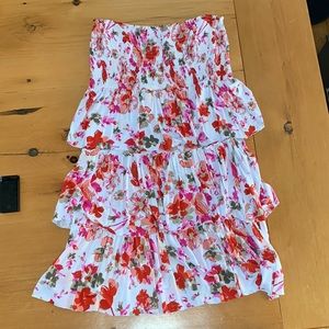 Lascana for Venus strapless tiered dress- Large